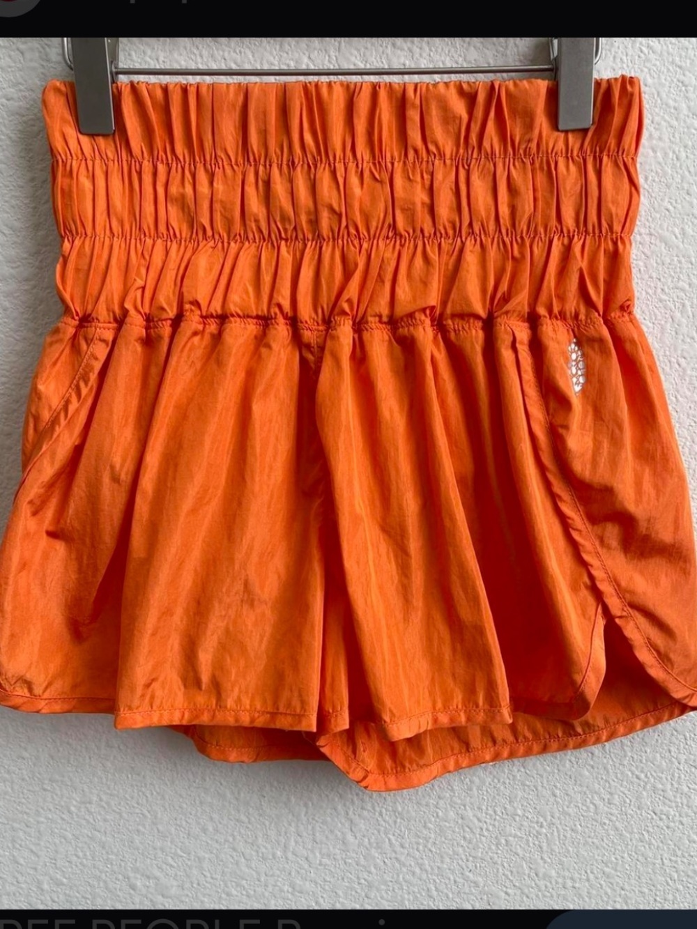 Free People Women’s Movement The Way Home Shorts Orange Size S NWOT Z405